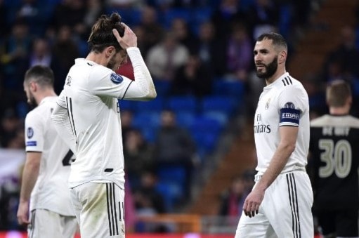 تلقّى ريال مدريد خسارة قاسية 1-4 (أ ف ب) تلقّى ريال مدريد خسارة قاسية 1-4 (أ ف ب)