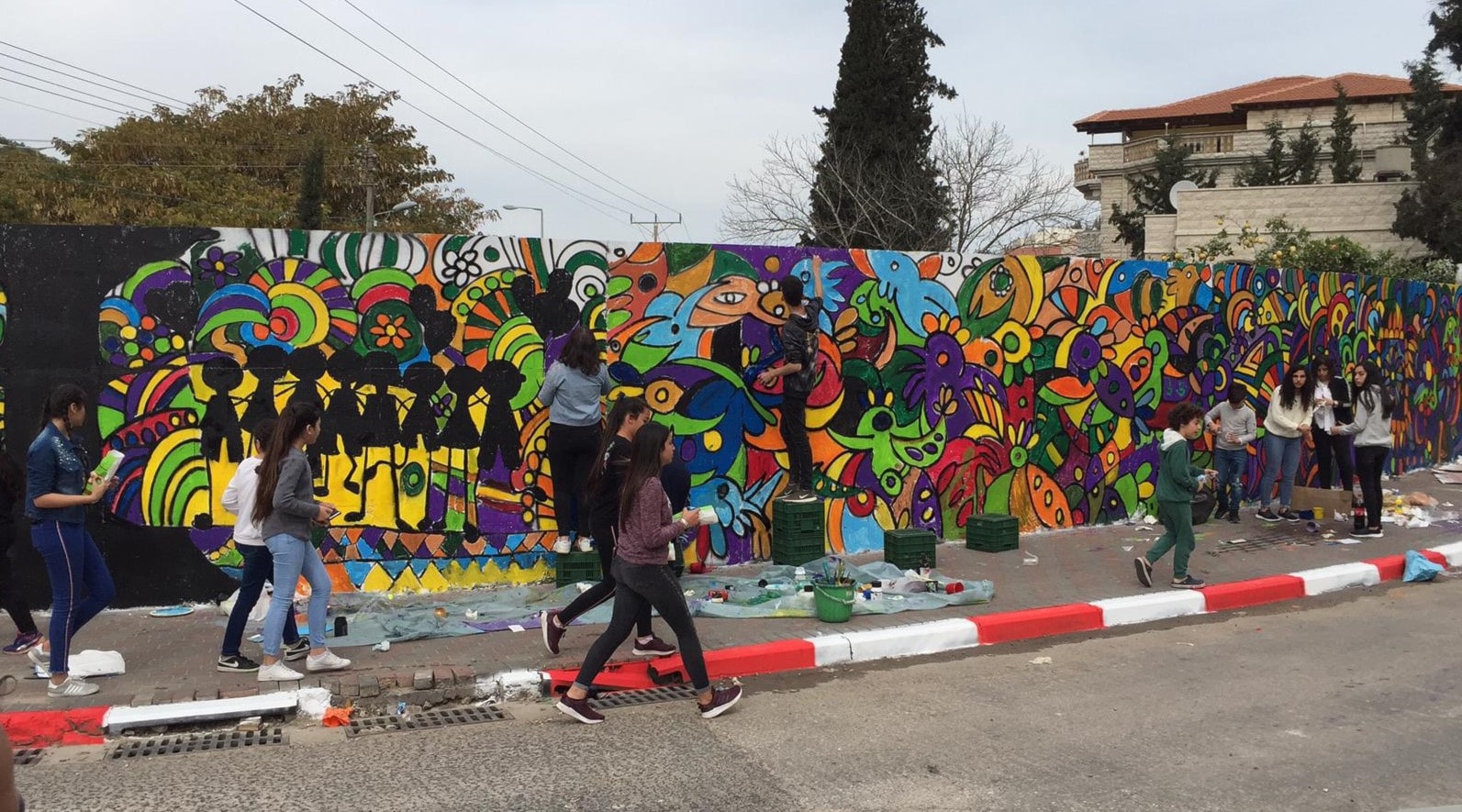 جدارية فنية جدارية فنية