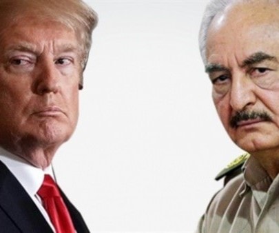 البيت الأبيض كشف عن أن ترامب اتصل هاتفياً بحفتر يوم الإثنين 15 نيسان/ أبريل البيت الأبيض كشف عن أن ترامب اتصل هاتفياً بحفتر يوم الإثنين 15 نيسان/ أبريل