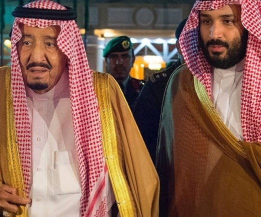 الملك سلمان بن عبد العزيز ونجله ولي العهد الملك سلمان بن عبد العزيز ونجله ولي العهد