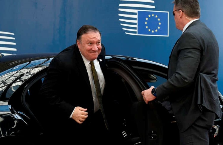 بومبيو قصد بروكسل لإقناع الأوروبيين بتغيير موقفهم من إيران بومبيو قصد بروكسل لإقناع الأوروبيين بتغيير موقفهم من إيران