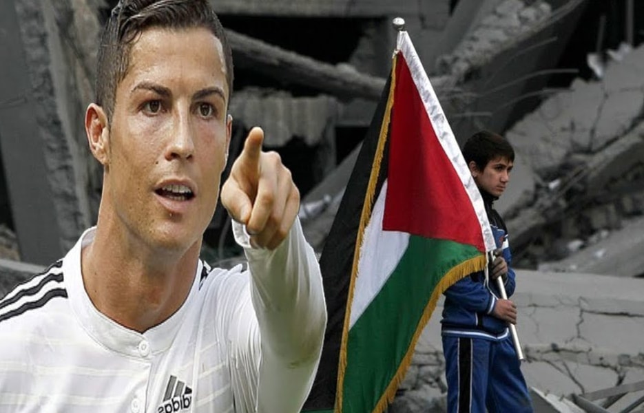 سبق أن تبرع رونالدو لأطفال فلسطين عام 2012 سبق أن تبرع رونالدو لأطفال فلسطين عام 2012