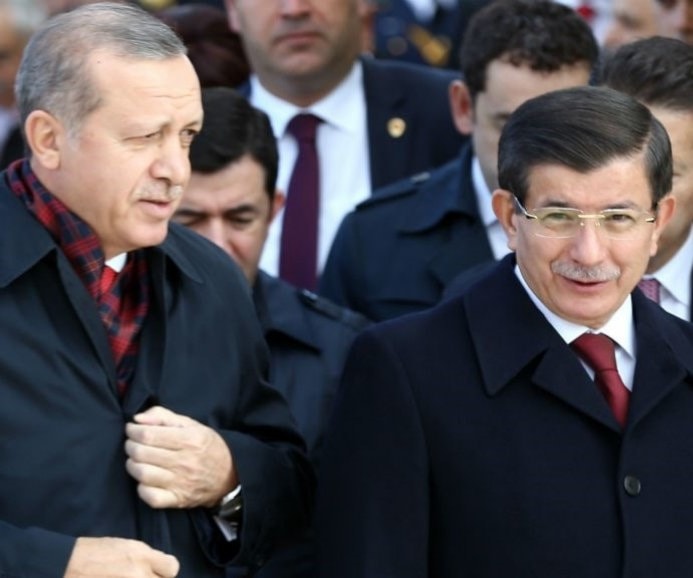 اردوغان مع داوود أوغلو اردوغان مع داوود أوغلو