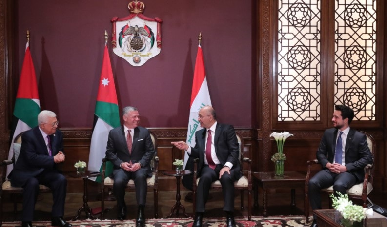 قادة العراق والأردن وفلسطين يؤكدون على أولوية دعم الشعب الفلسطيني قادة العراق والأردن وفلسطين يؤكدون على أولوية دعم الشعب الفلسطيني