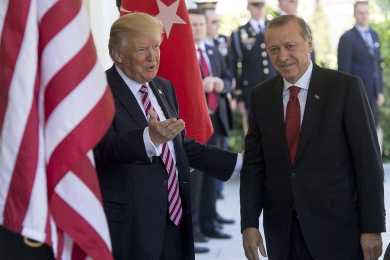 من لقاء سابق بين ترامب واردوغان من لقاء سابق بين ترامب واردوغان
