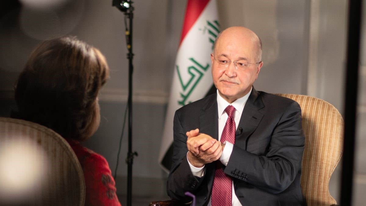 صالح: العراق لا يريد حرباً في المنطقة وأمن العراق مرتبط بأمن إيران / سي.ان.ان صالح: العراق لا يريد حرباً في المنطقة وأمن العراق مرتبط بأمن إيران / سي.ان.ان