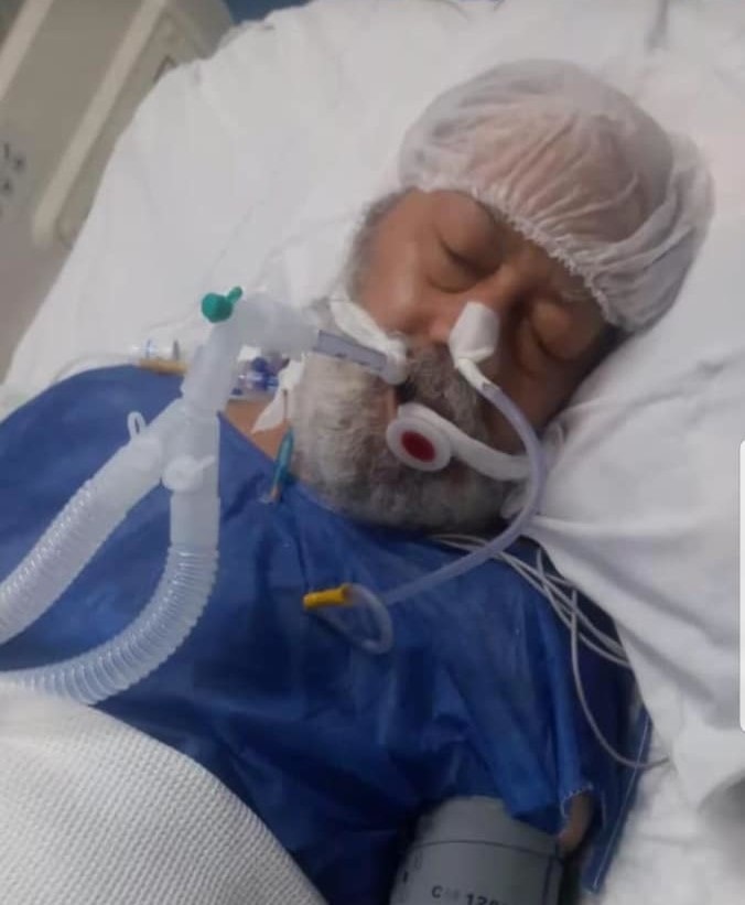 محمد نجم خلال الغيبوبة محمد نجم خلال الغيبوبة