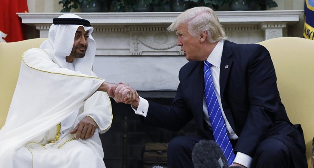 يعتبر جورج نادر يد بن زايد اليمنى ومهندس علاقاته مع إدارة ترامب يعتبر جورج نادر يد بن زايد اليمنى ومهندس علاقاته مع إدارة ترامب