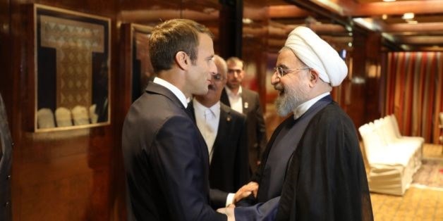 من لقاء سابق بين روحاني وماكرون من لقاء سابق بين روحاني وماكرون