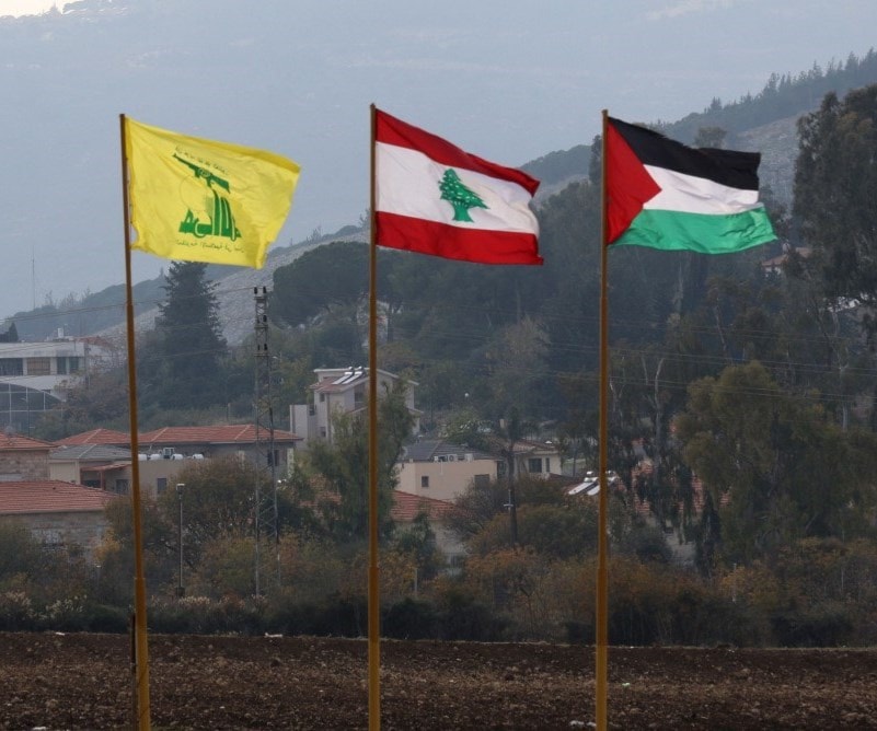 الصورة من قرية كفركلا اللبنانية الحدودية مع فلسطين المحتلة / أ.ف.ب الصورة من قرية كفركلا اللبنانية الحدودية مع فلسطين المحتلة / أ.ف.ب