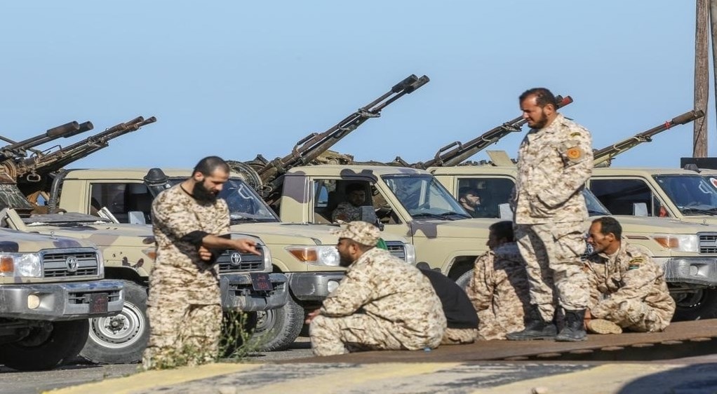 قوات الجيشِ الليبي بقيادة حفتر تعلن بدأها هجوماً واسعاً لاقتحام العاصمة الليبية قوات الجيشِ الليبي بقيادة حفتر تعلن بدأها هجوماً واسعاً لاقتحام العاصمة الليبية