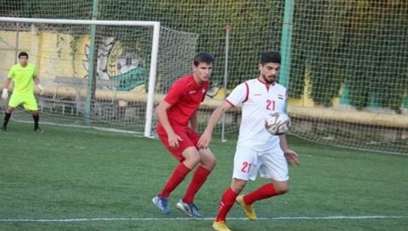 لقطة من المباراة لقطة من المباراة