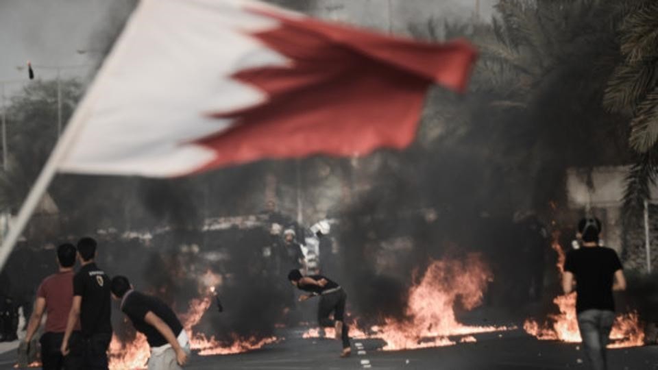 من مظاهرة للمعارضة في البحرين (getty) من مظاهرة للمعارضة في البحرين (getty)