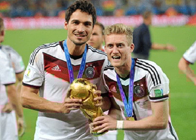 لعب شورلي دوراً بارزاً في تتويج ألمانيا بلقب مونديال 2014 لعب شورلي دوراً بارزاً في تتويج ألمانيا بلقب مونديال 2014