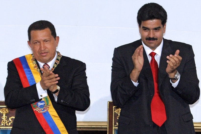صورة أرشيفية للرئيس الفنزويلي نيكولاس مادورو والرئيس الراحل هوغو تشافيز صورة أرشيفية للرئيس الفنزويلي نيكولاس مادورو والرئيس الراحل هوغو تشافيز