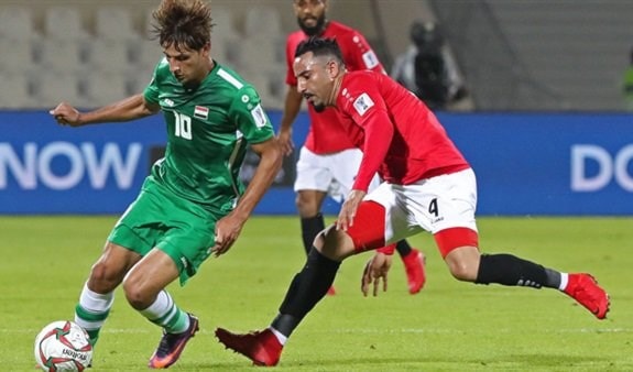 فاز العراق على اليمن 2-1 فاز العراق على اليمن 2-1