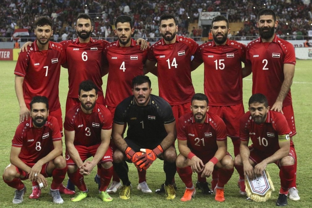 فراس الخطيب النقطة المضيئة الوحيدة في المشاركة السورية في البطولة (أ ف ب) فراس الخطيب النقطة المضيئة الوحيدة في المشاركة السورية في البطولة (أ ف ب)