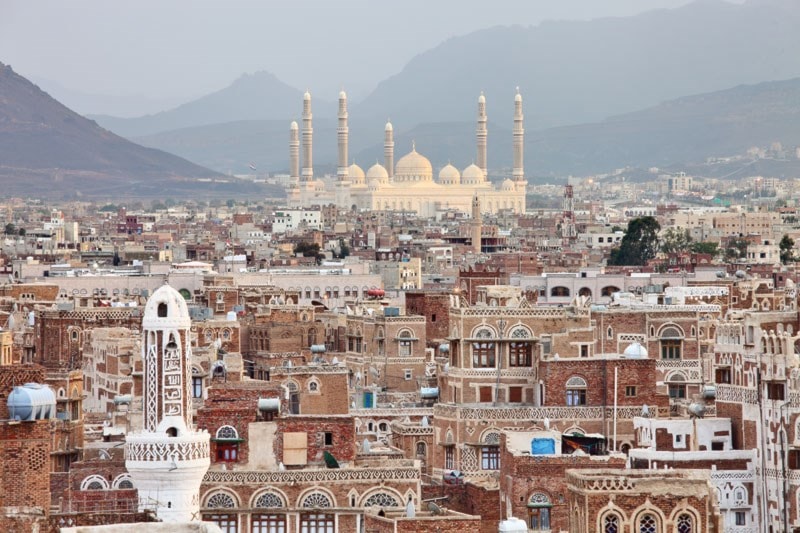 الصورة للعاصمة اليمنية صنعاء الصورة للعاصمة اليمنية صنعاء