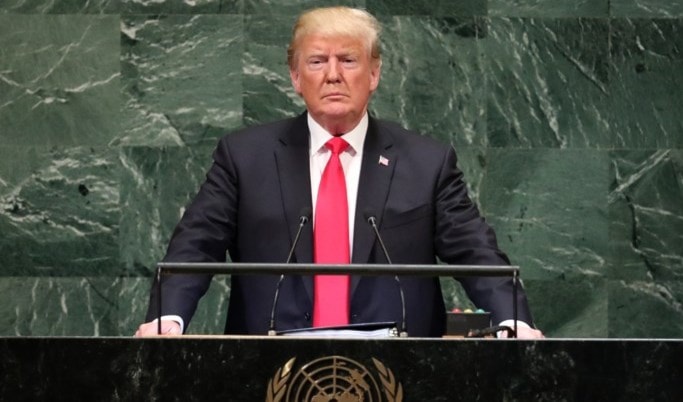 ترامب: أميركا لا تسعى لصراع مع دول أخرى لكنها ستدافع عن مصالحها ترامب: أميركا لا تسعى لصراع مع دول أخرى لكنها ستدافع عن مصالحها