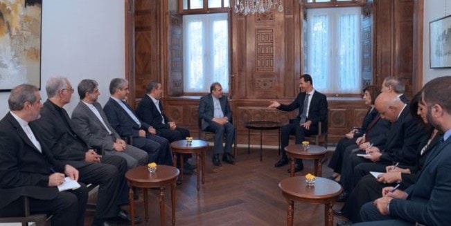 الأسد: سياسة "استنزاف الموارد" يتبعونها حالياً مع إيران فيما يتعلق بالاتفاق النووي الأسد: سياسة "استنزاف الموارد" يتبعونها حالياً مع إيران فيما يتعلق بالاتفاق النووي