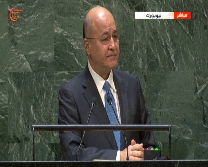 صالح: لا نريد حرباً جديدة ولن يكون العراق منطلقاً للاعتداء على أي من دول الجوار صالح: لا نريد حرباً جديدة ولن يكون العراق منطلقاً للاعتداء على أي من دول الجوار