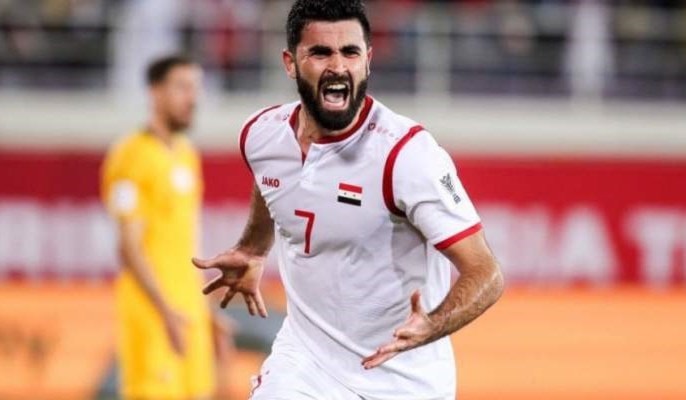 لاعب منتخب سوريا عمر خريبين لاعب منتخب سوريا عمر خريبين
