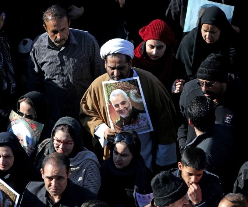 تقرير "أن بي سي" يشير إلى أنّ "إسرائيل" ساعدت بتأكيد تفاصيل مهمة باغتيال سليماني تقرير "أن بي سي" يشير إلى أنّ "إسرائيل" ساعدت بتأكيد تفاصيل مهمة باغتيال سليماني