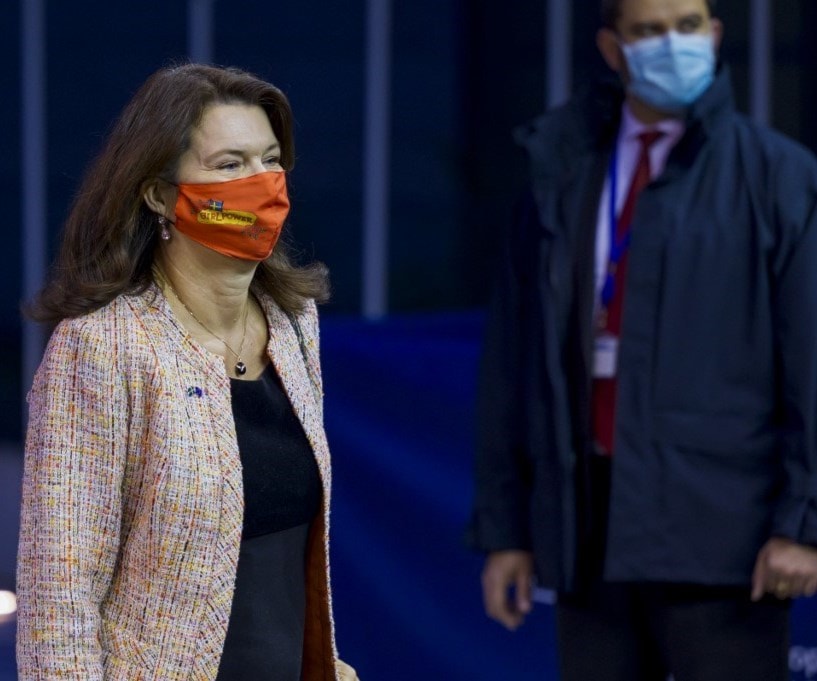 وزيرة خارجية السويد آن ليندي تصل إلى اجتماع مجلس الشؤون الخارجية للاتحاد الأوروبي (أ ف ب). وزيرة خارجية السويد آن ليندي تصل إلى اجتماع مجلس الشؤون الخارجية للاتحاد الأوروبي (أ ف ب).