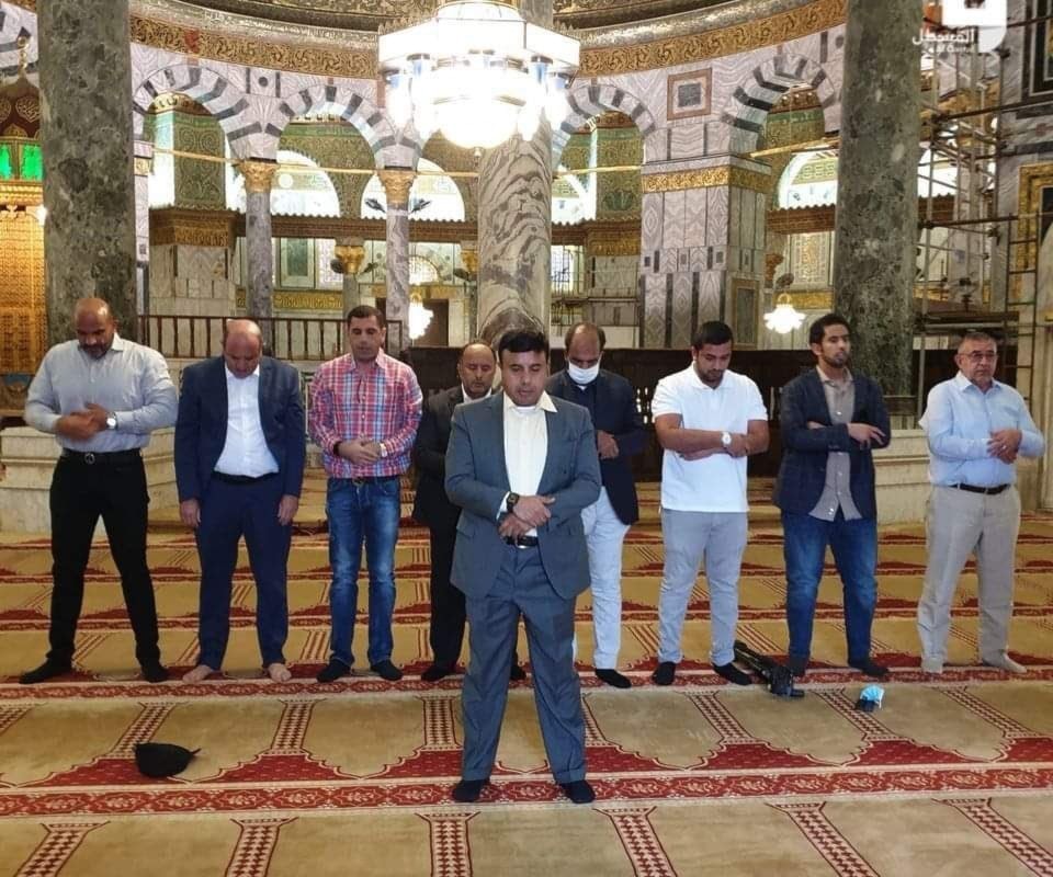 وفد إماراتي داخل المسجد الأقصى وفد إماراتي داخل المسجد الأقصى