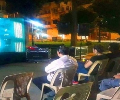 "ما ورد"يختتم تظاهرة "سينما الهواء الطلق" في حمص "ما ورد"يختتم تظاهرة "سينما الهواء الطلق" في حمص