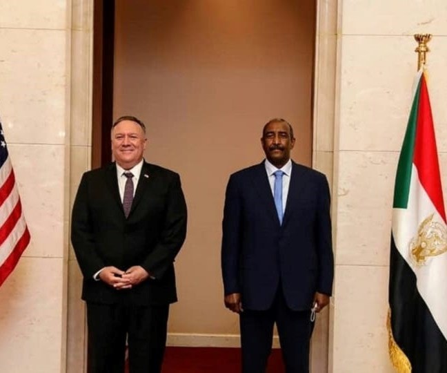 البرهان يحذر بومبيو: سنجمّد التطبيع مع تل أبيب! البرهان يحذر بومبيو: سنجمّد التطبيع مع تل أبيب!