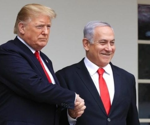 نتنياهو "مقتنع" أن ترامب سيلتزم بتعهداته بفرض السيطرة والسيادة الإسرائيلية على الضفة نتنياهو "مقتنع" أن ترامب سيلتزم بتعهداته بفرض السيطرة والسيادة الإسرائيلية على الضفة