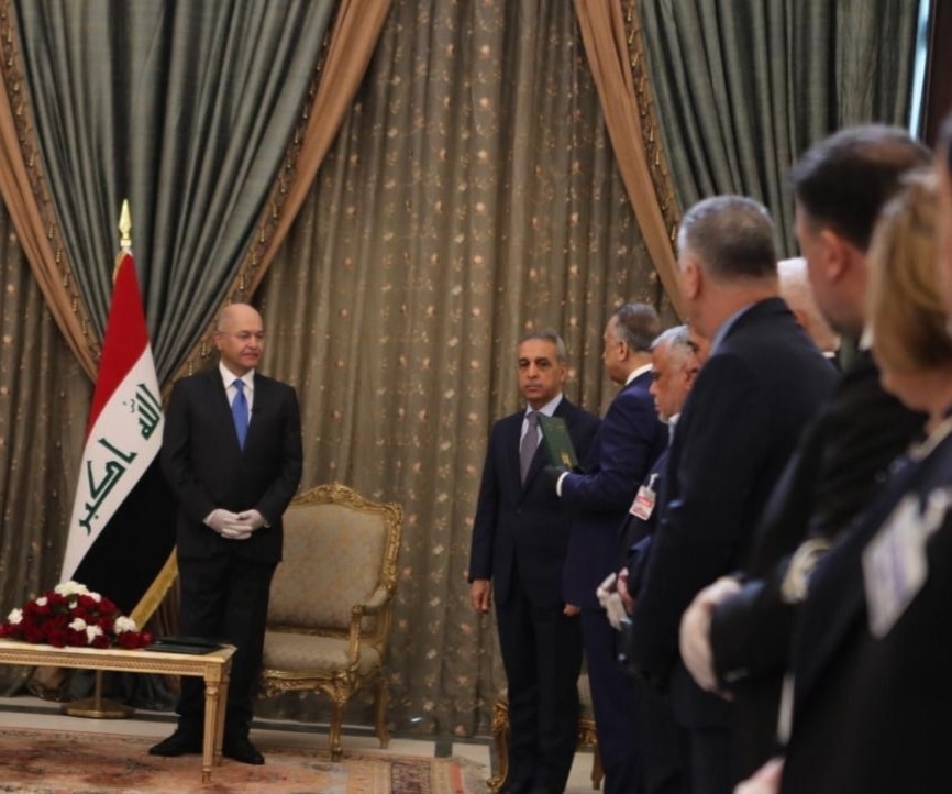 تكليف الكاظمي تشكيل الحكومة اليوم في قصر السلام في بغداد تكليف الكاظمي تشكيل الحكومة اليوم في قصر السلام في بغداد