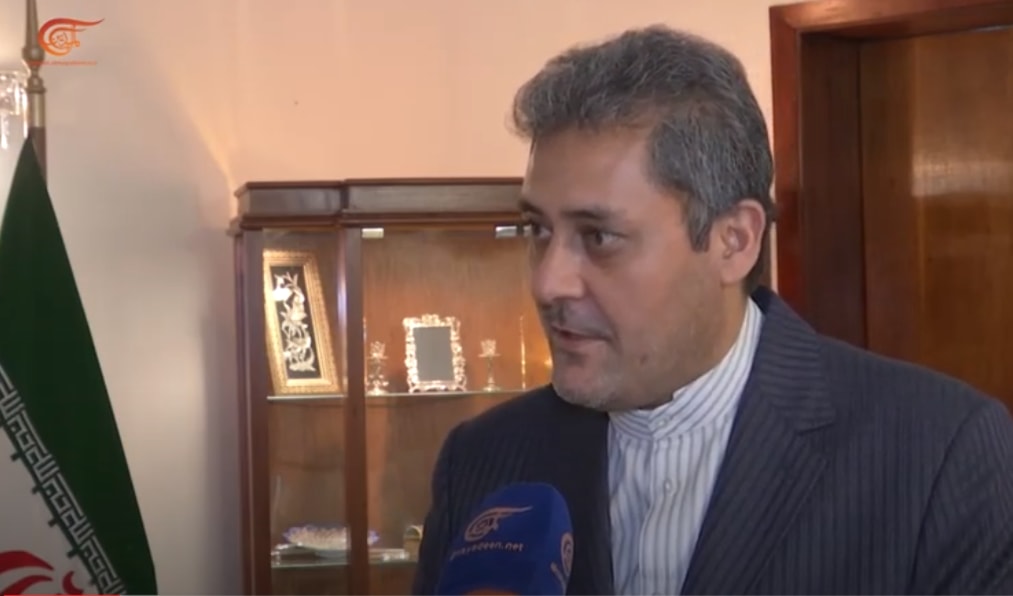 مكتب الميادين في فنزويلا يجري مقابلة مع السفير الإيراني في فنزويلا حجة الله سلطاني مكتب الميادين في فنزويلا يجري مقابلة مع السفير الإيراني في فنزويلا حجة الله سلطاني
