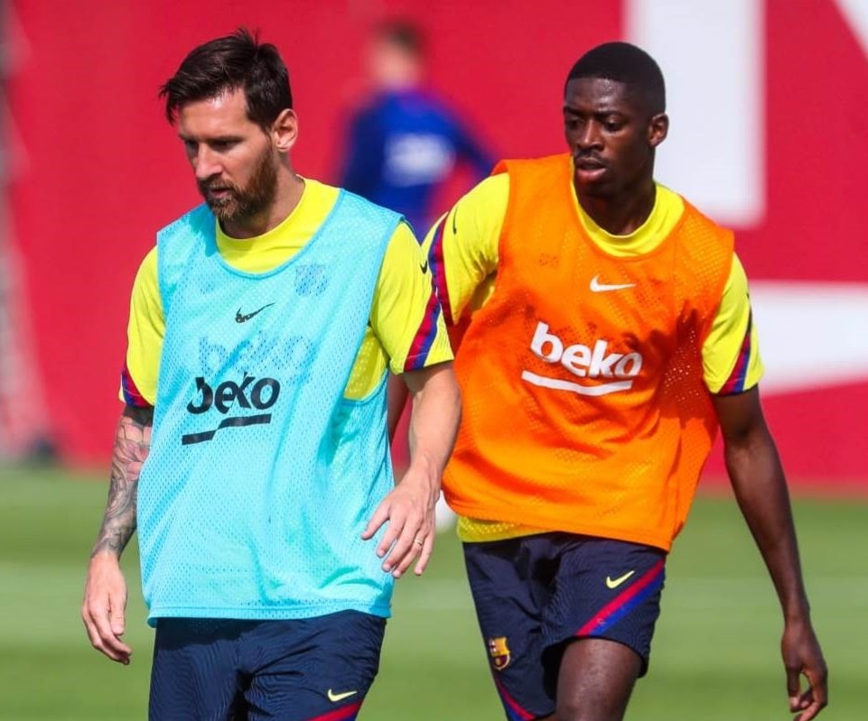 ميسي يعود لتدريبات برشلونة ميسي يعود لتدريبات برشلونة