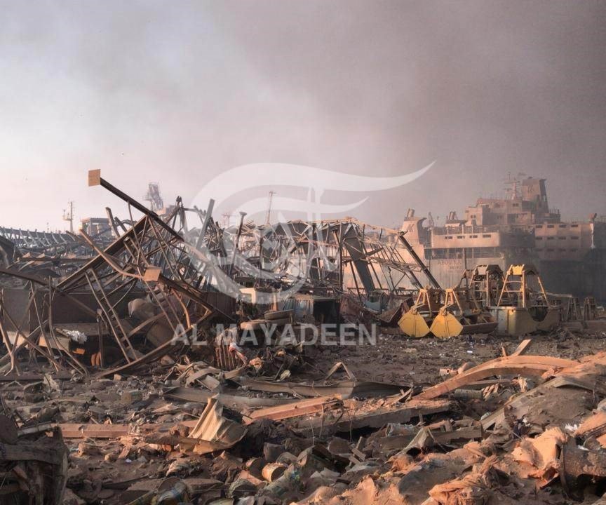 مرجع أمني للميادين: 50 طناً من المواد المخزنة لسنوات انفجرت في مرفأ بيروت مرجع أمني للميادين: 50 طناً من المواد المخزنة لسنوات انفجرت في مرفأ بيروت