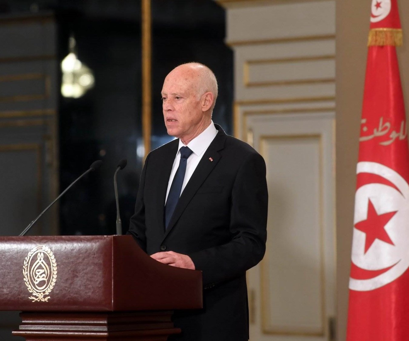 سعيّد في اختتام الدورة الـ38 لرؤساء البعثات الدبلوماسيّة والبعثات الدائمة والقنصليّة في تونس سعيّد في اختتام الدورة الـ38 لرؤساء البعثات الدبلوماسيّة والبعثات الدائمة والقنصليّة في تونس