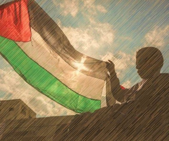 طفل فلسطيني يشارك في احتجاج ضد ما يسمى بـ "صفقة القرن". طفل فلسطيني يشارك في احتجاج ضد ما يسمى بـ "صفقة القرن".