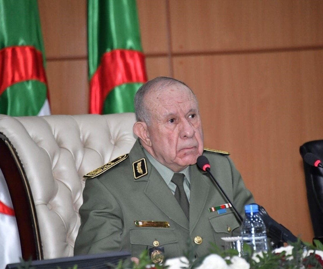 The Algerian army chief of staff Said Chengriha The Algerian army chief of staff Said Chengriha