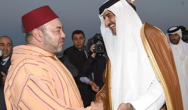 زيارة محمد السادس ملك المغرب الى قطر