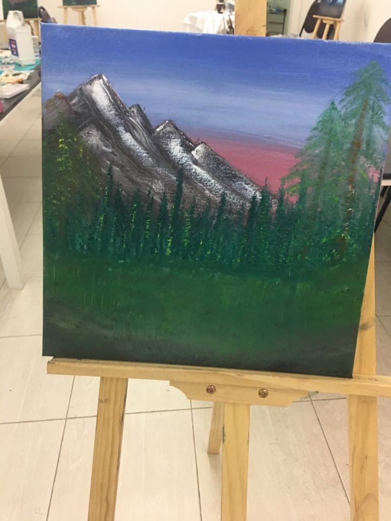 إختتام ورشة الألوان الزيتية التفاعلية في تبوك السعودية الميادين