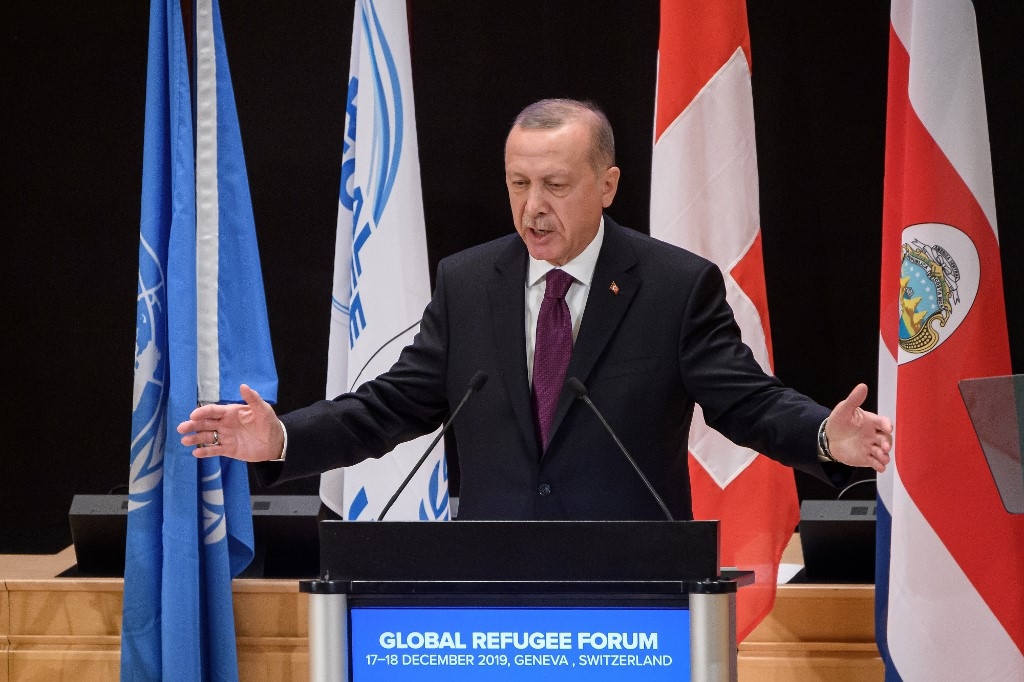 إردوغان في المنتدى العالمي للاجئين: يجب إقامة منطقة سلام شمال سوريا