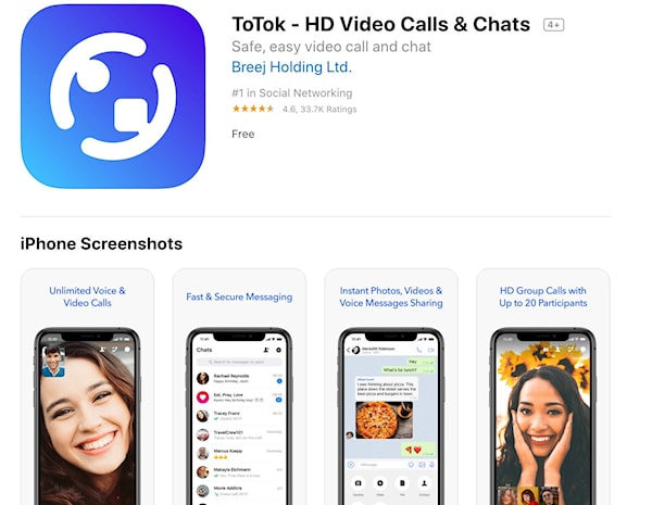 تحميل برنامج totok للايفون 2