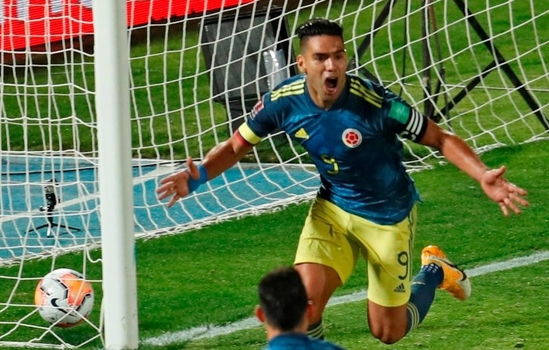 الهدف الأول لفالكاو مع كولومبيا منذ أكثر من عامين