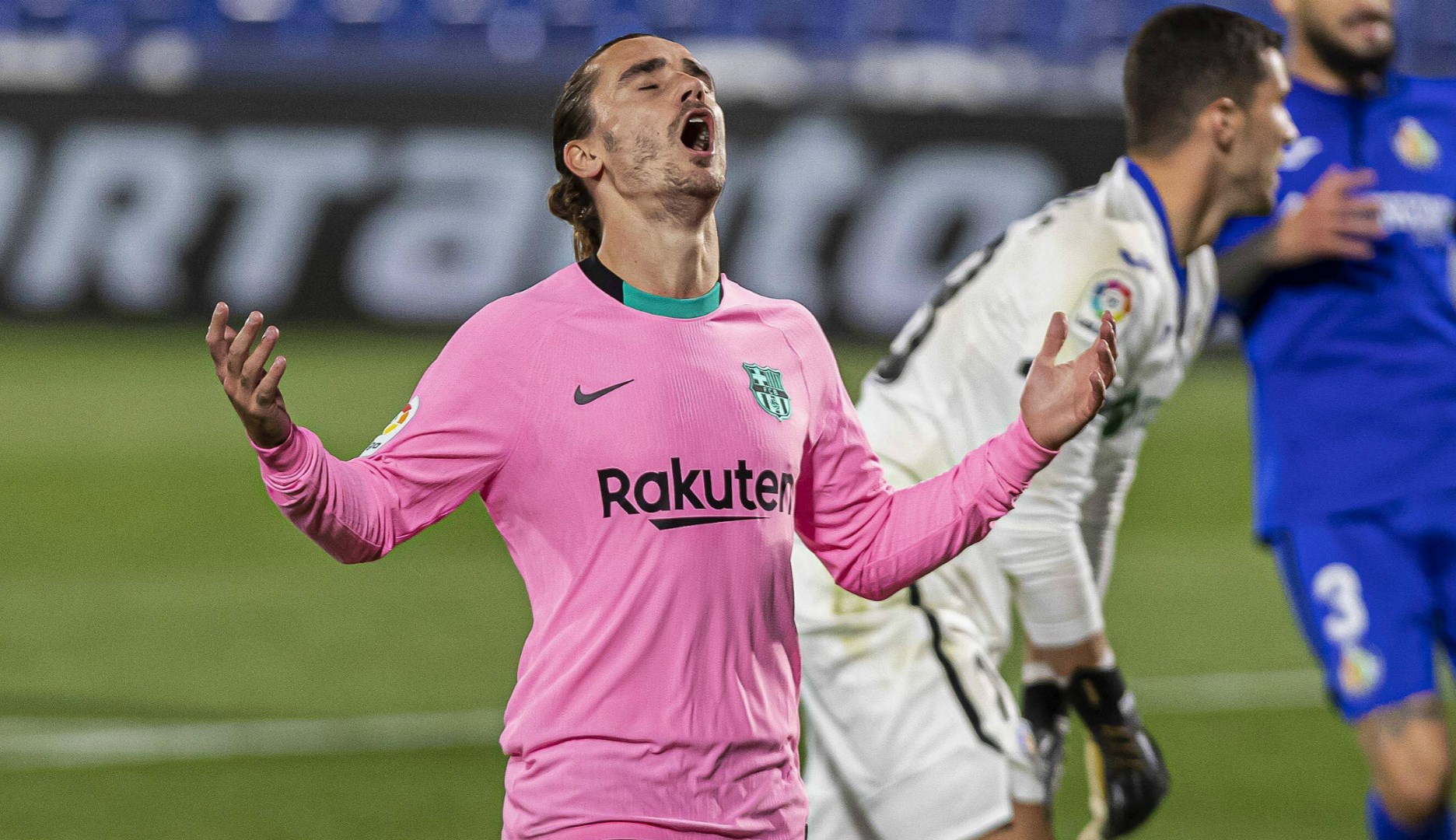 خيبة غريزمان خلال المباراة