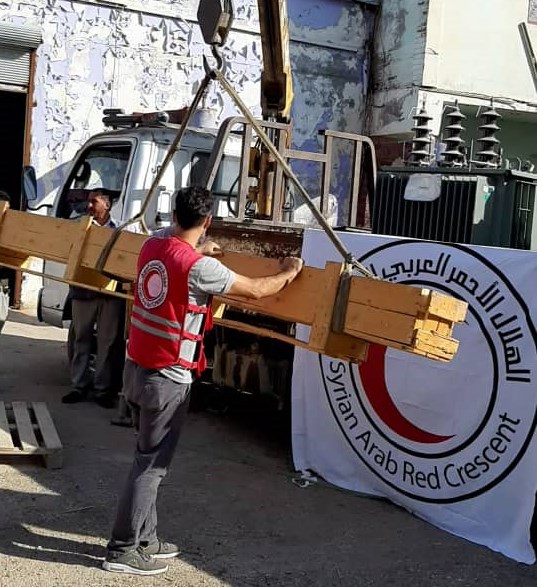 من عمليات الصيانة والاصلاح في محطة 