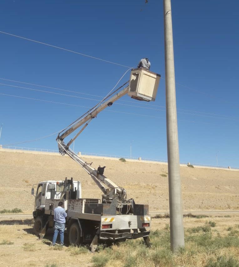 من عمليات الصيانة والاصلاح في محطة 