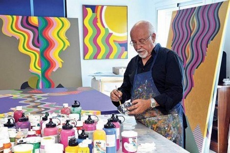 إصابة الفنان المليحي بكورونا تثير قلق التشكيليين