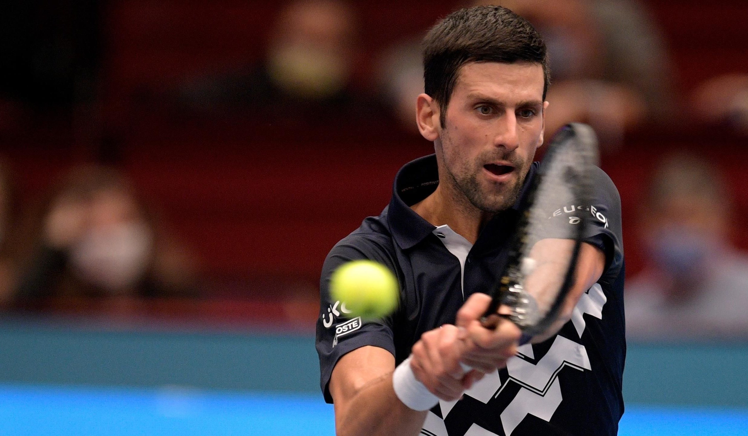 ديوكوفيتش خلال المباراة