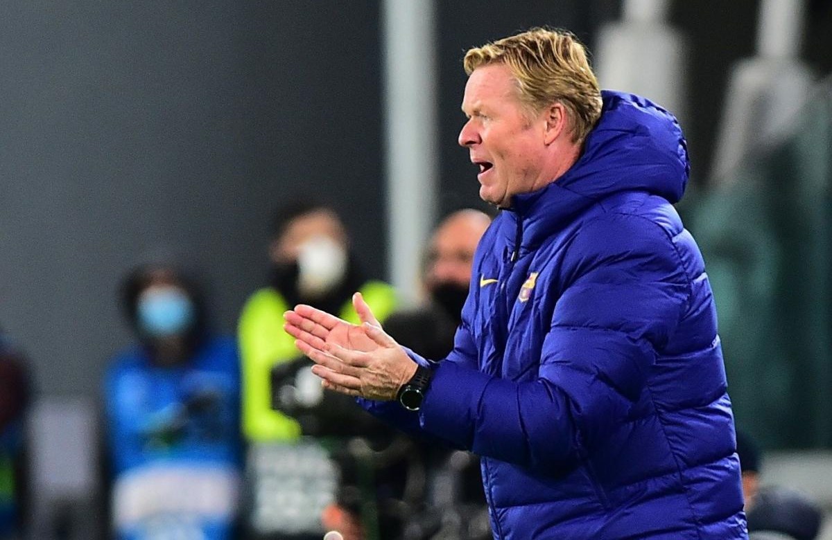 كومان خلال المباراة